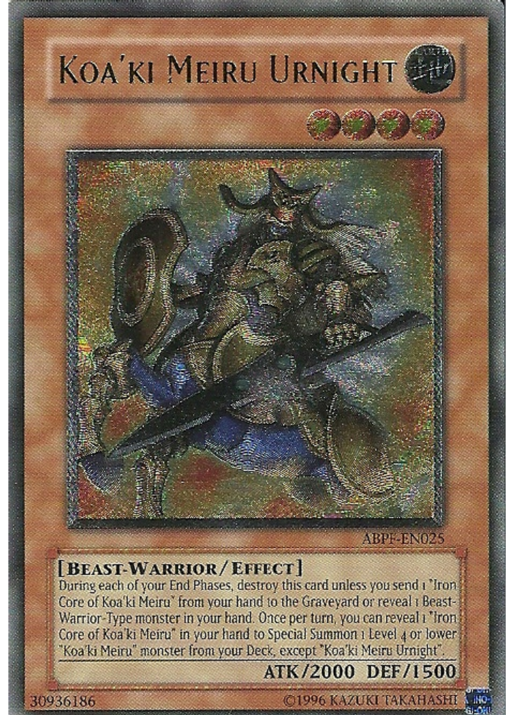Koa'ki Meiru Urnight (Ultimate Rare Unlimited)