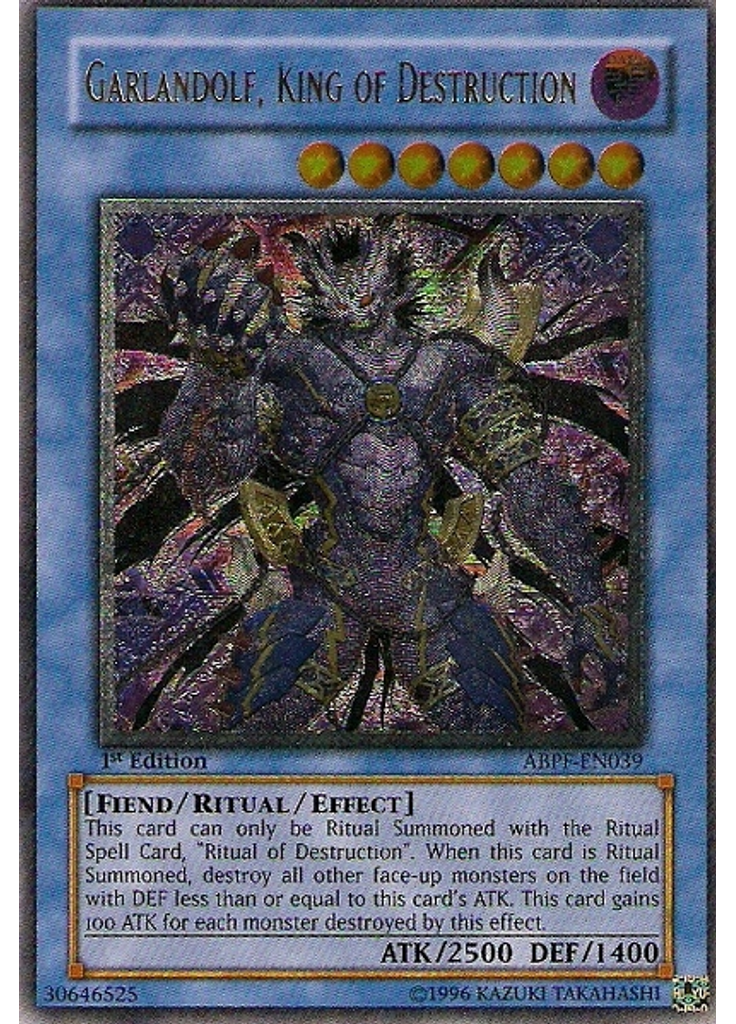 Garlandolf, King of Destruction (Ultimate Rare 1st Edition)