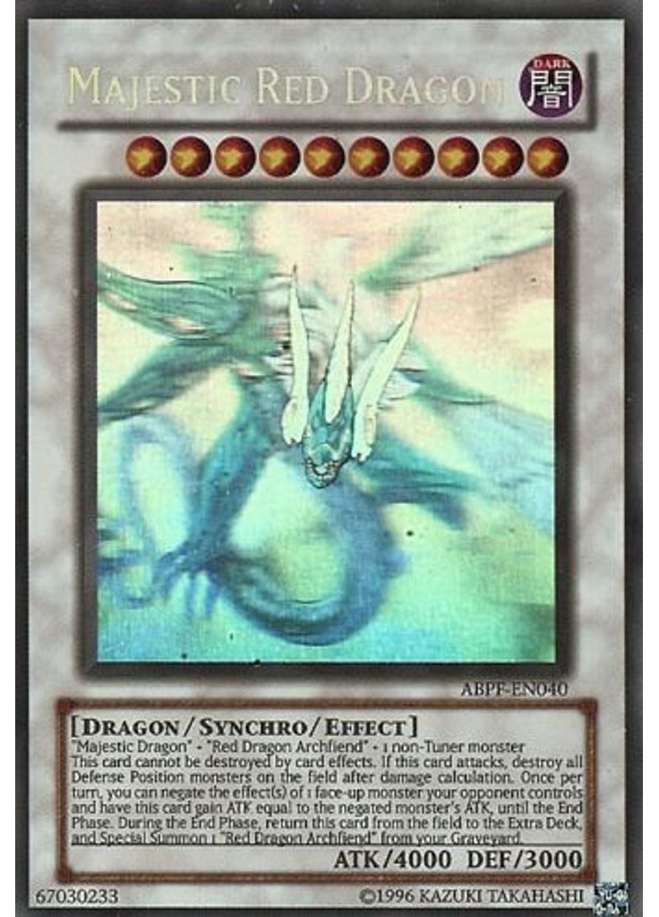 Majestic Red Dragon (Ghost Rare Unlimited)