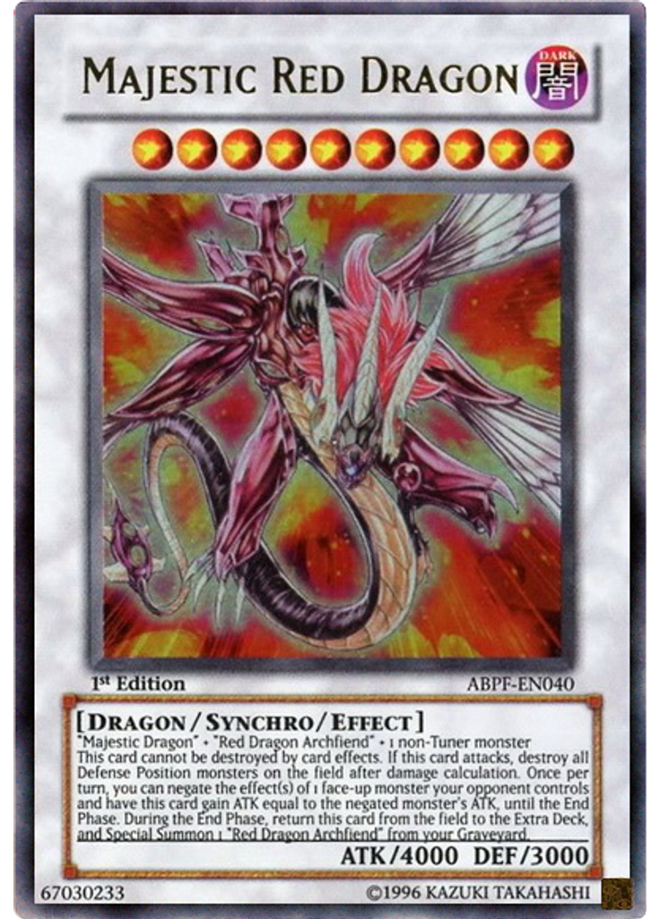 Majestic Red Dragon