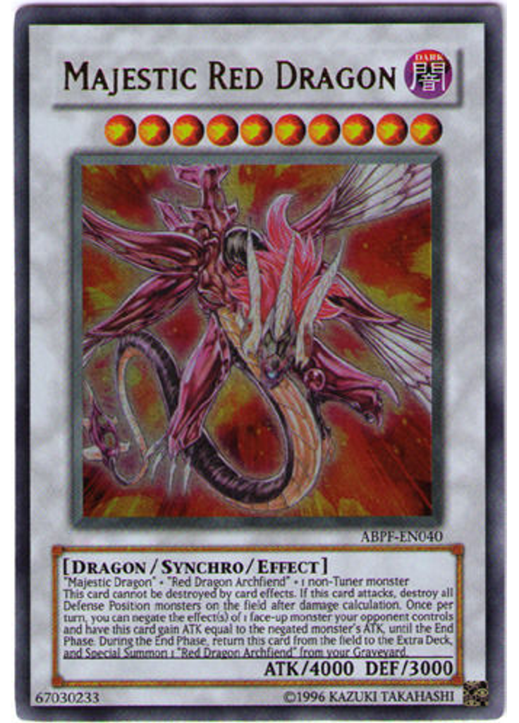 Majestic Red Dragon (Ultra Rare Unlimited)