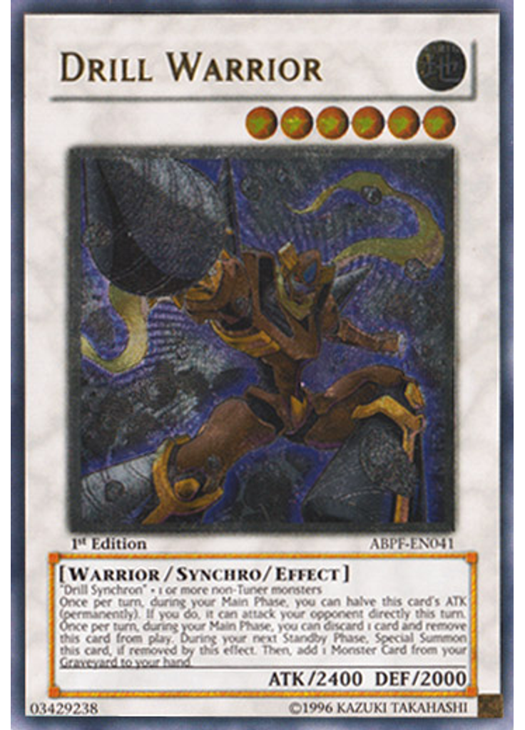 Drill Warrior (Ultimate Rare 1st Edition)