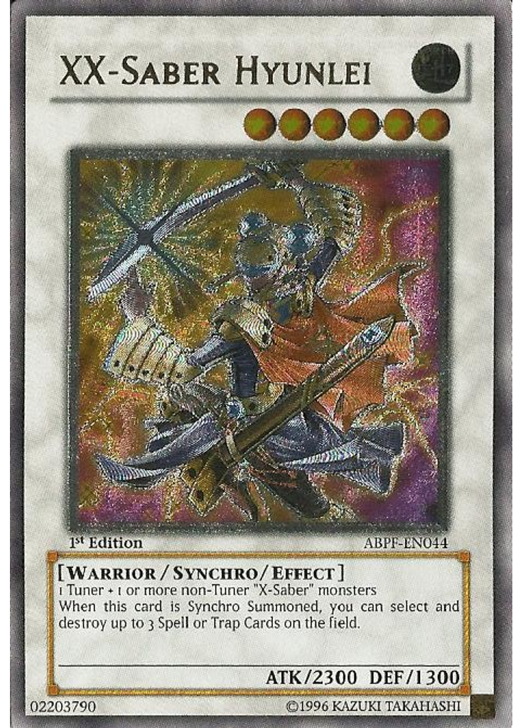 XX-Saber Hyunlei (Ultimate Rare 1st Edition)