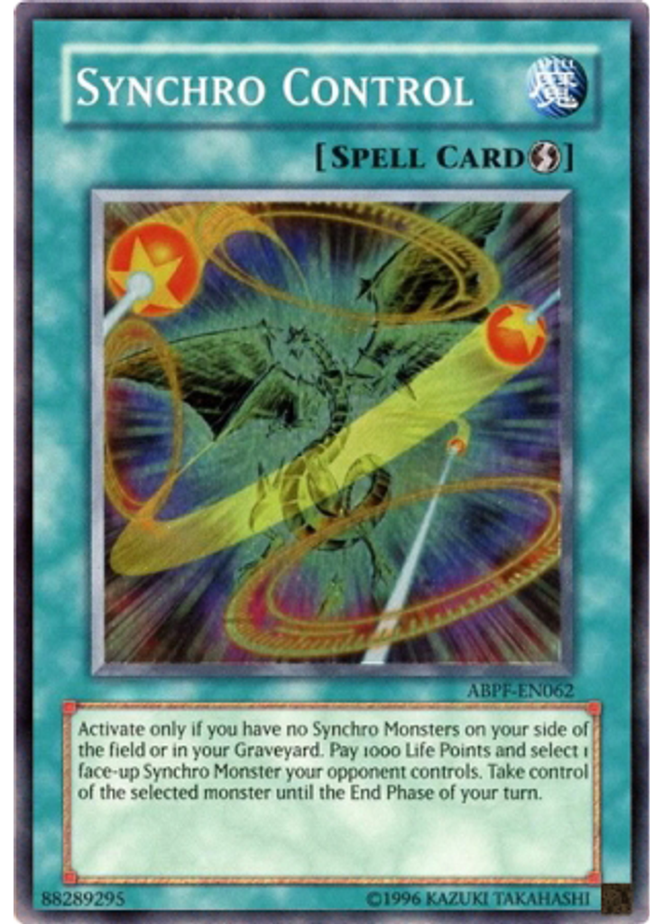 Synchro Control (Super Rare Unlimited)