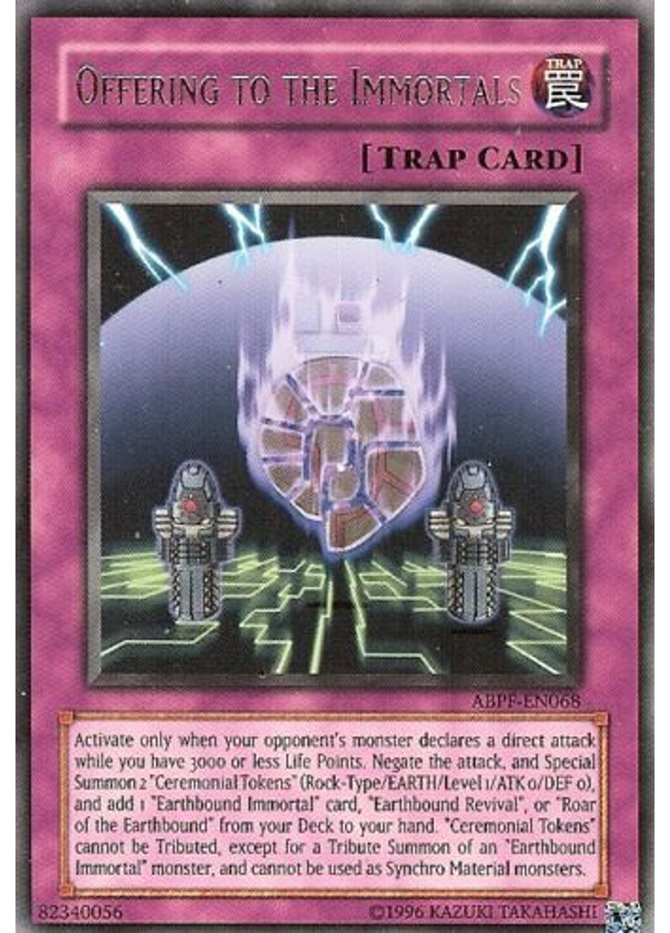 Offering to the Immortals (Rare Unlimited)