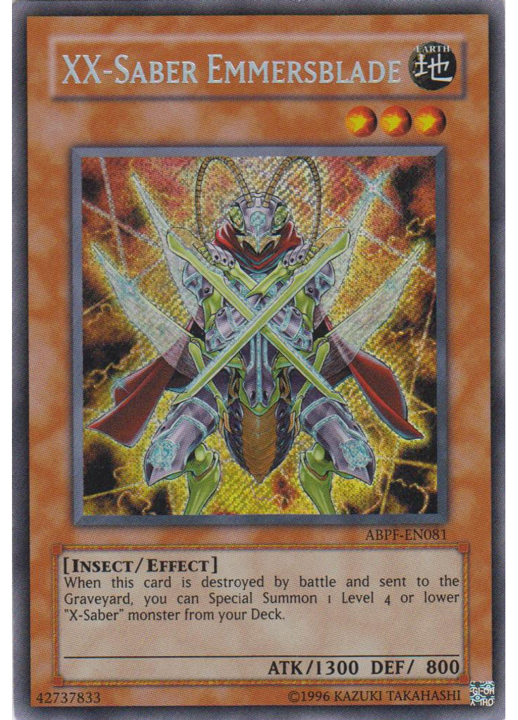 XX-Saber Emmersblade (Secret Rare Unlimited)