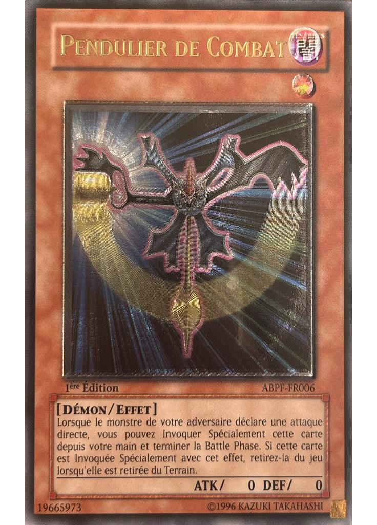 Pendulier de Combat (Ultimate Rare 1st Edition)