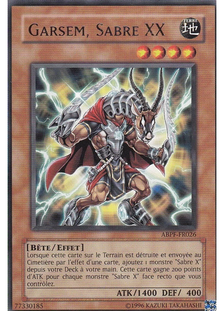 Garsem, Sabre XX (Rare Unlimited)