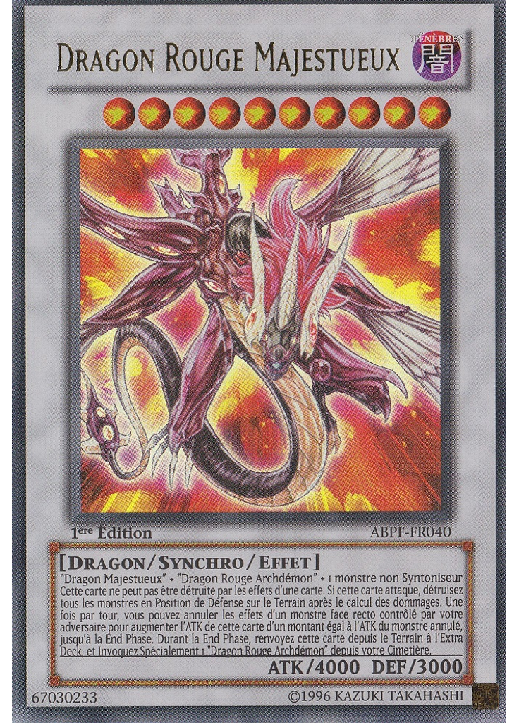 Dragon Rouge Majestueux