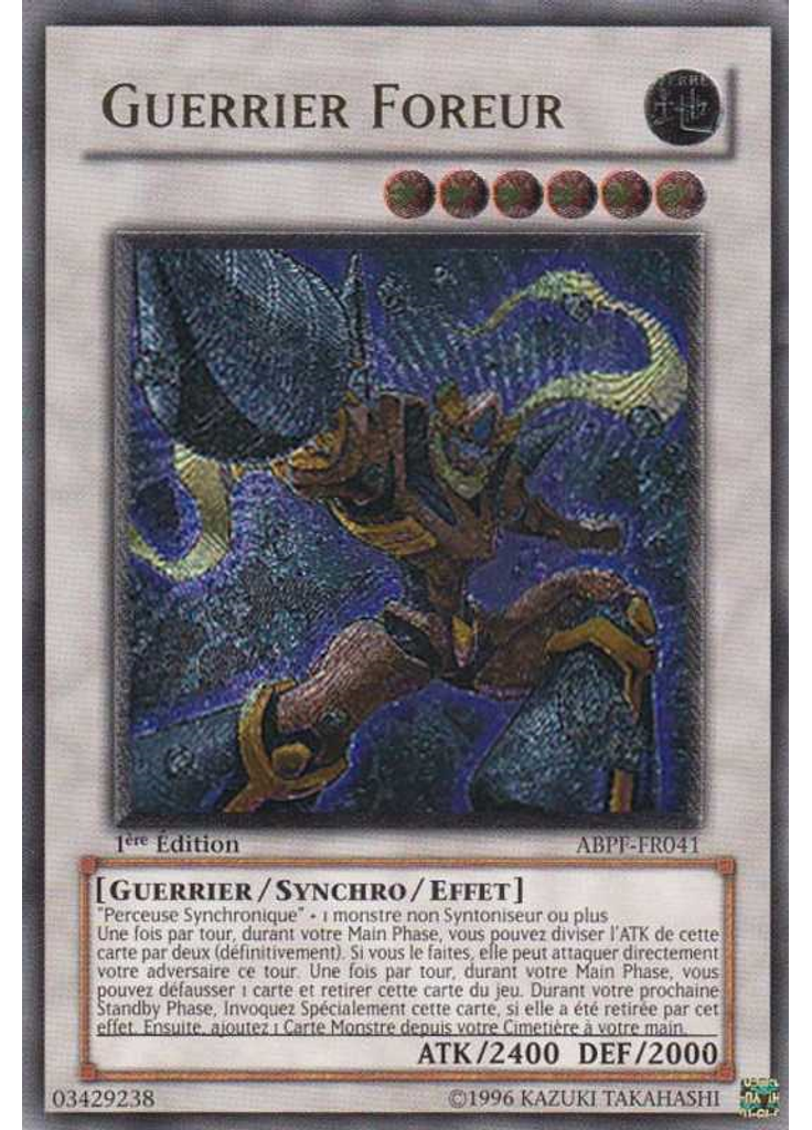 Guerrier Foreur (Ultimate Rare 1st Edition)