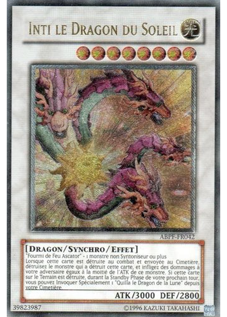 Inti le Dragon du Soleil (Ultimate Rare Unlimited)