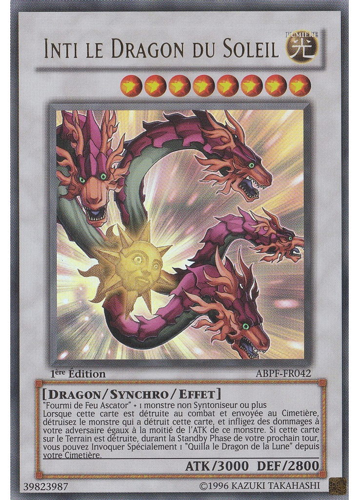 Inti le Dragon du Soleil