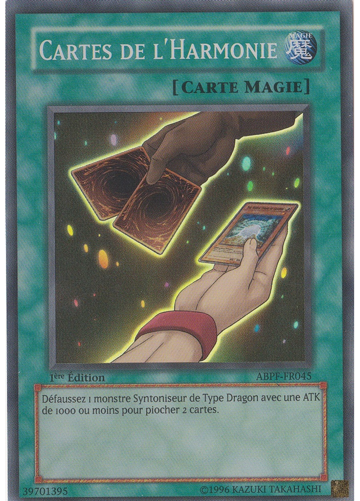 Cartes de l'Harmonie