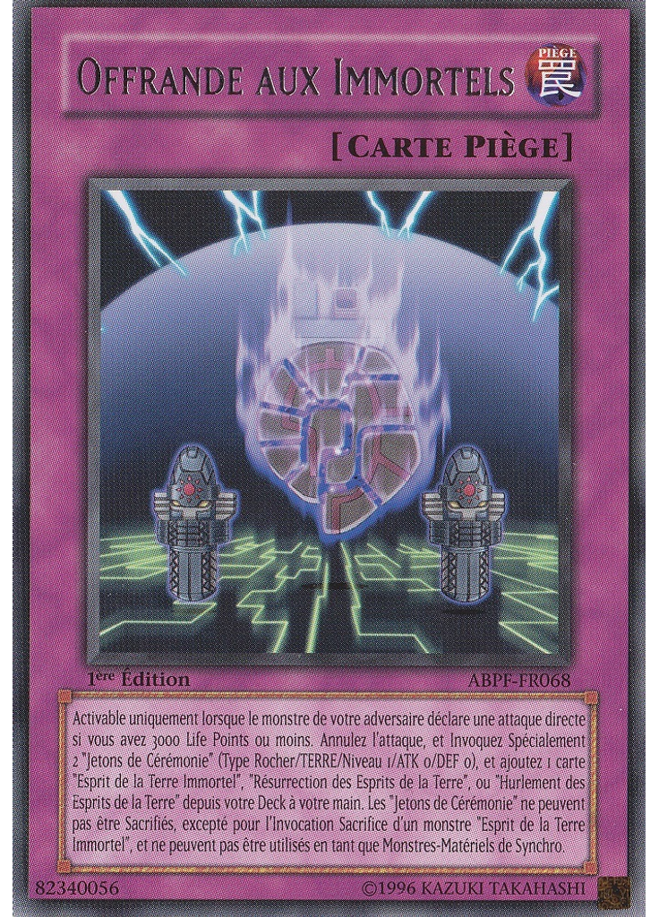 Offrande aux Immortels