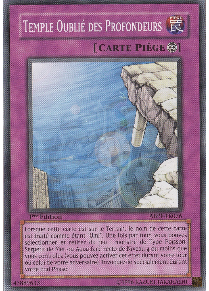 Temple Oublié des Profondeurs