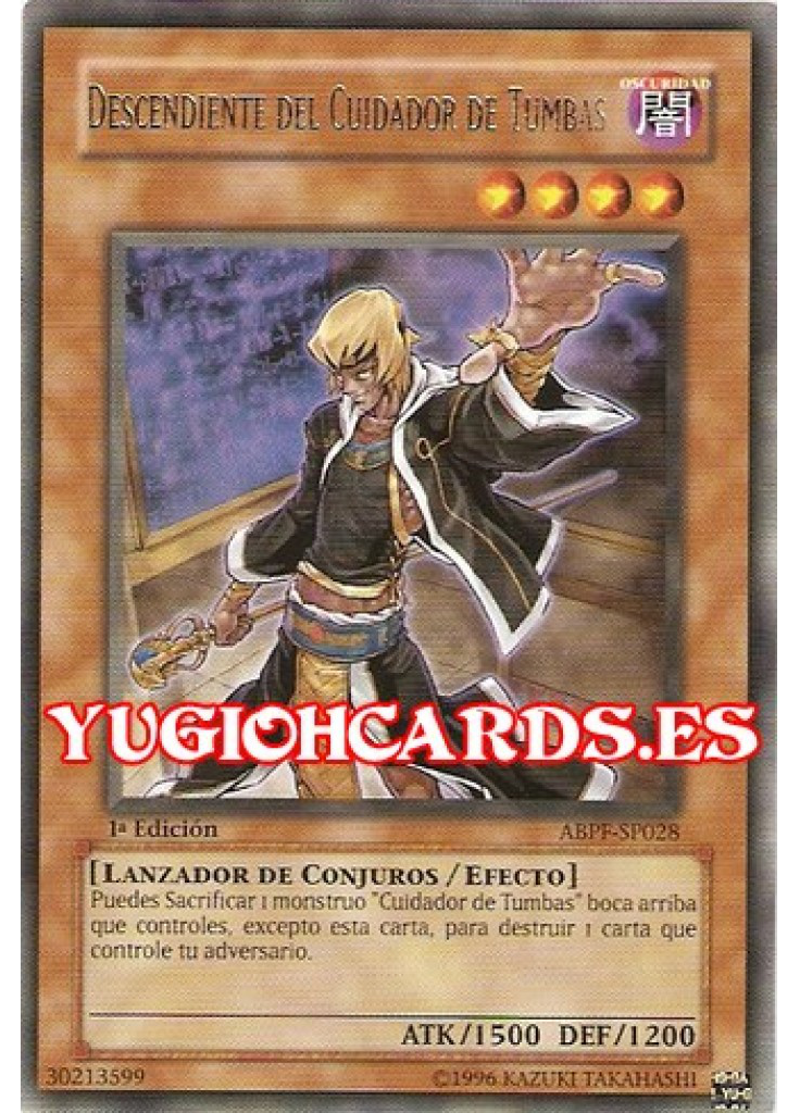Descendiente del Cuidador de Tumbas