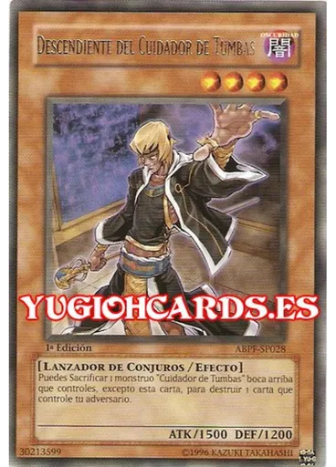 Descendiente del Cuidador de Tumbas