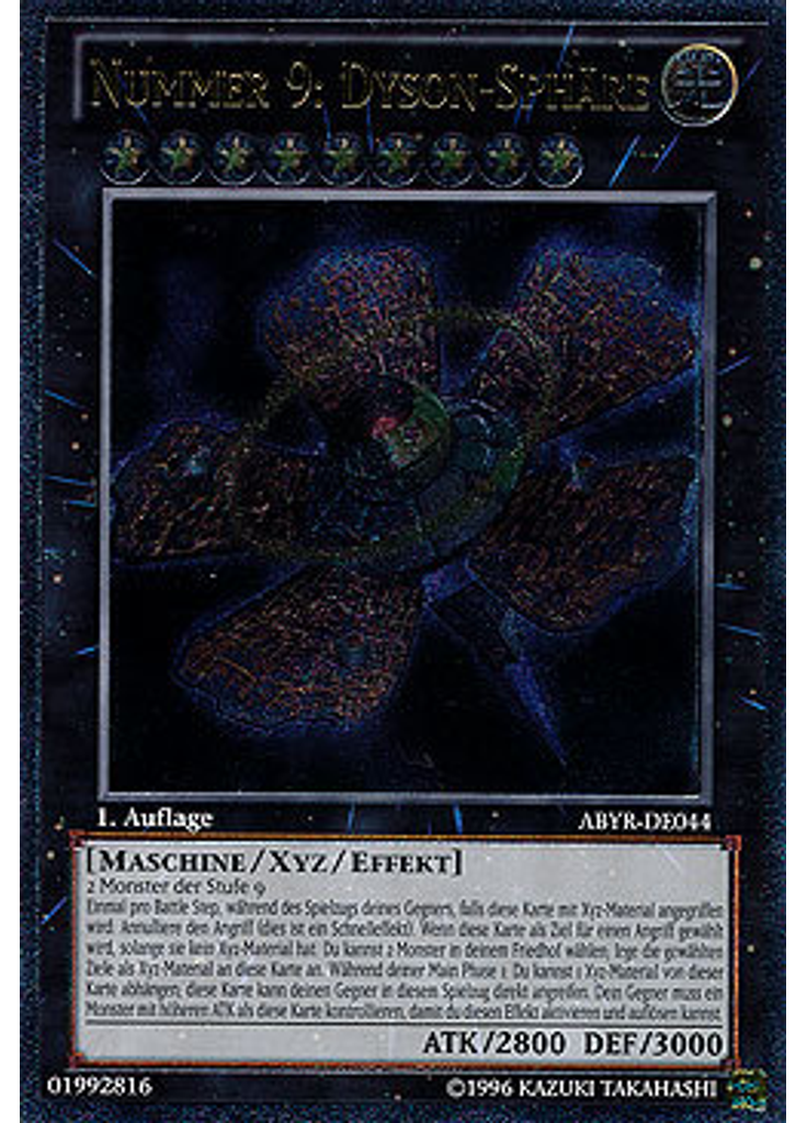 Nummer 9: Dyson-Sphäre (Ultimate Rare 1st Edition)