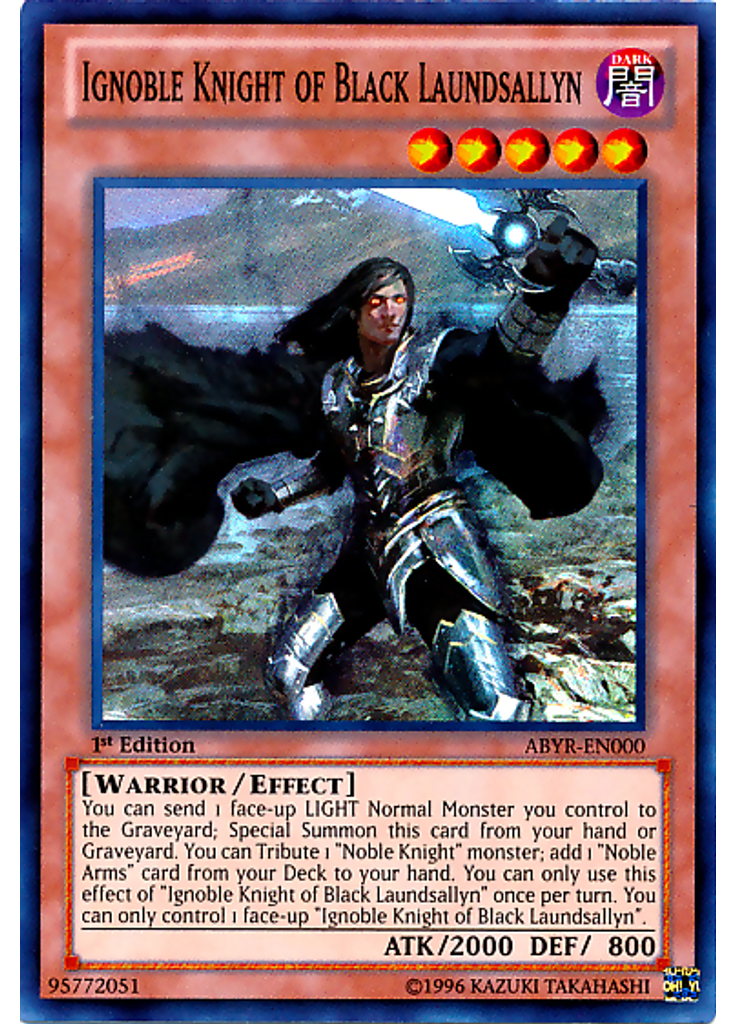 Ignoble Knight of Black Laundsallyn