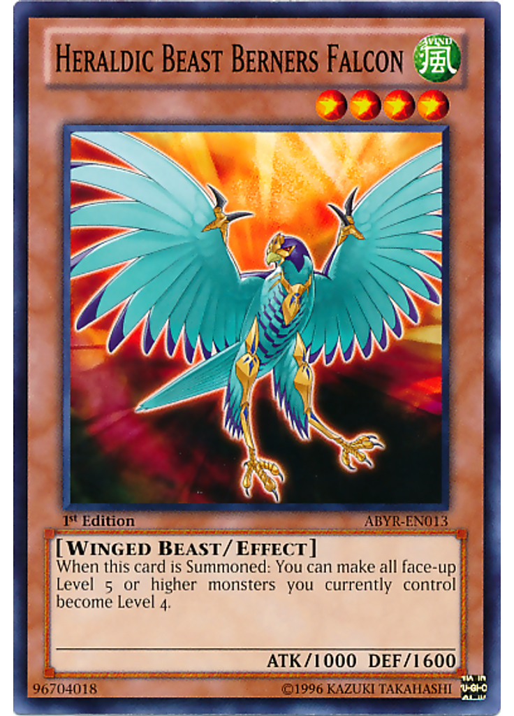 Heraldic Beast Berners Falcon