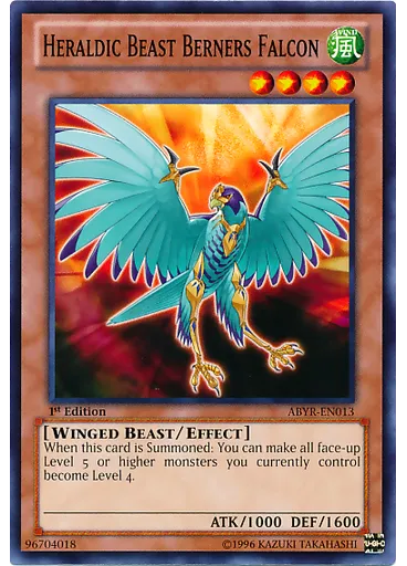 Heraldic Beast Berners Falcon