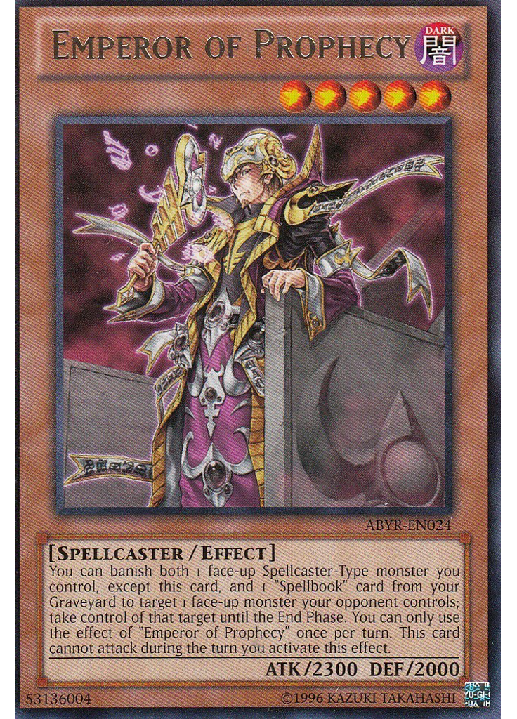 Emperor of Prophecy (Rare Unlimited)