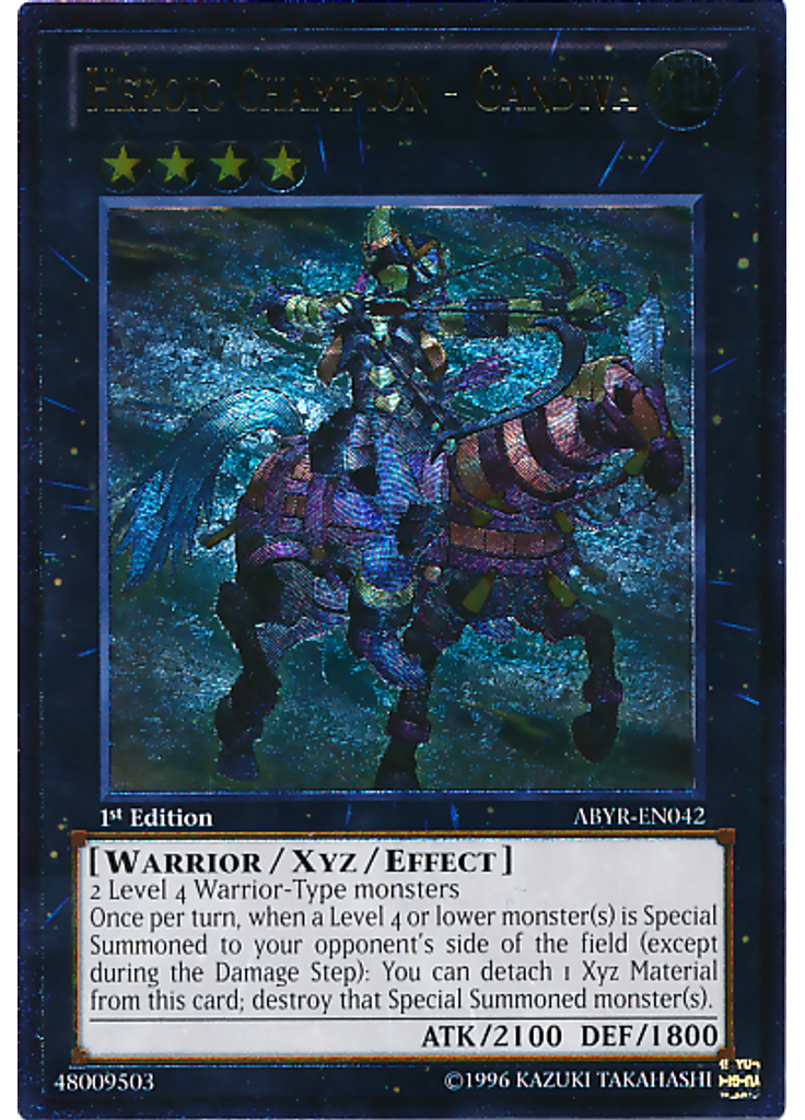 Heroic Champion - Gandiva (Ultimate Rare 1st Edition)