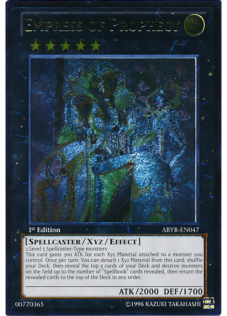 Empress of Prophecy (Ultimate Rare 1st Edition)