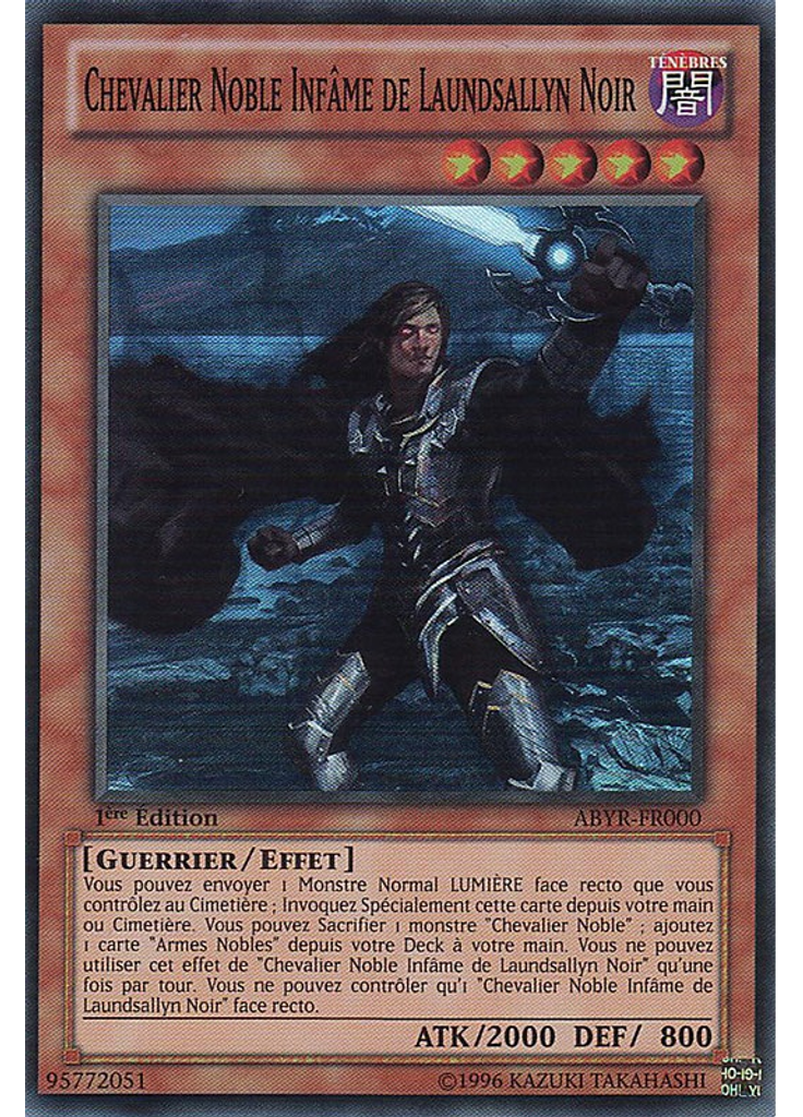 Chevalier Noble Infâme de Laundsallyn Noir