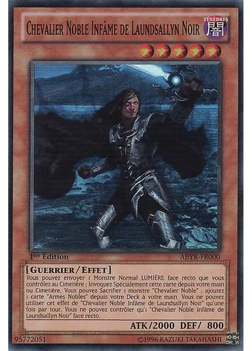 Chevalier Noble Infâme de Laundsallyn Noir