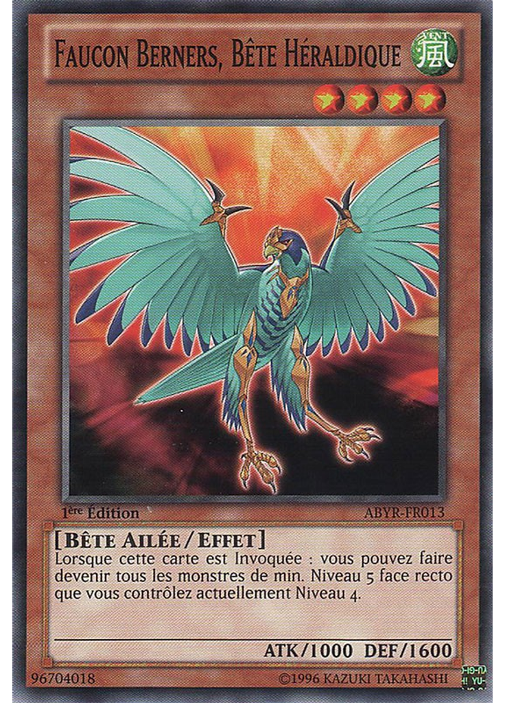 Faucon Berners, Bête Héraldique