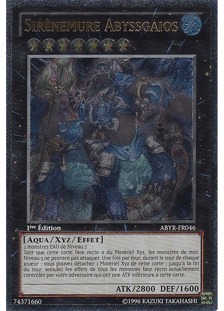 Sirènemure Abyssgaios (Ultimate Rare 1st Edition)
