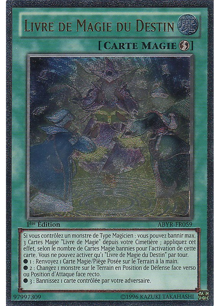 Livre de Magie du Destin (Ultimate Rare 1st Edition)
