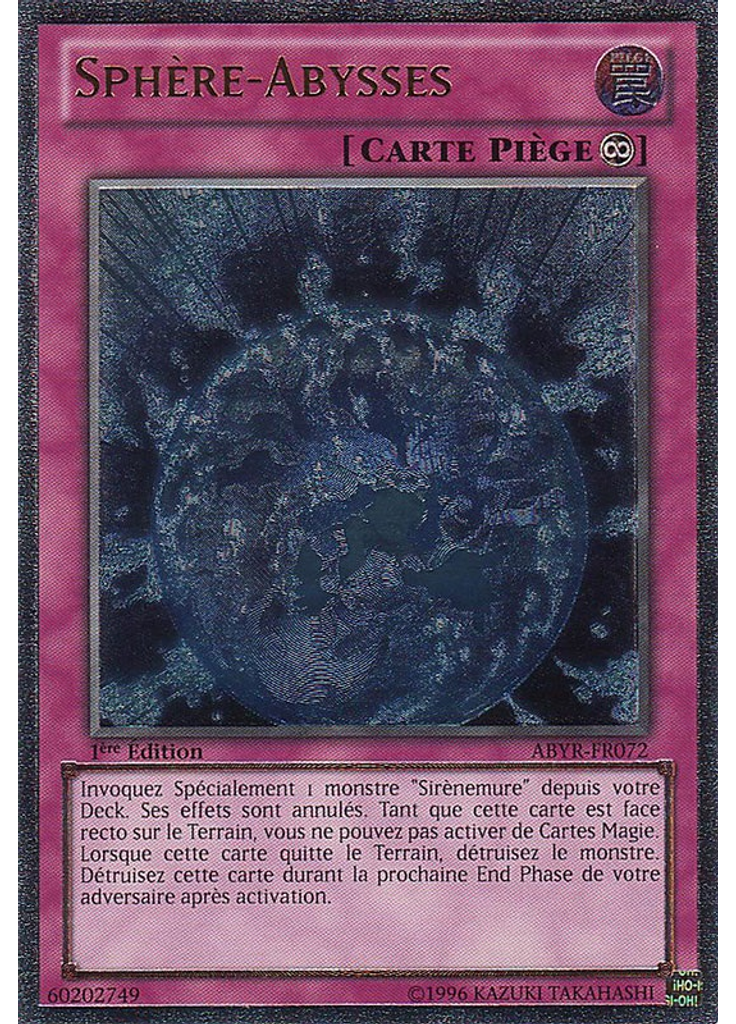 Sphère-Abysses (Ultimate Rare 1st Edition)