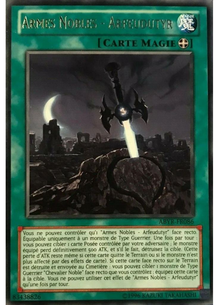 Armes Nobles - Arfeudutyr (Rare Unlimited)