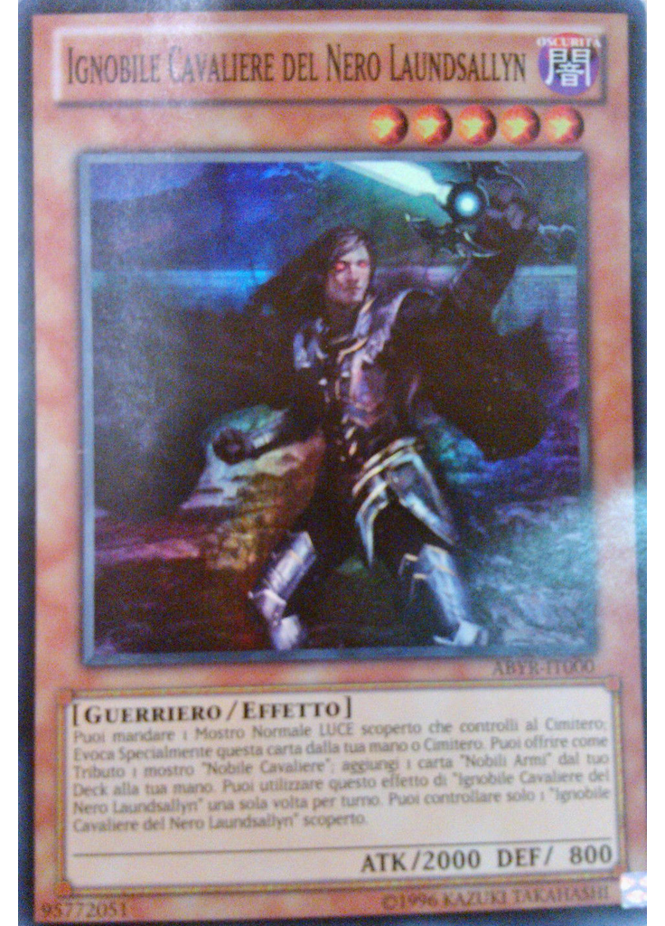 Ignobile Cavaliere del Nero Laundsallyn (Super Rare Unlimited)