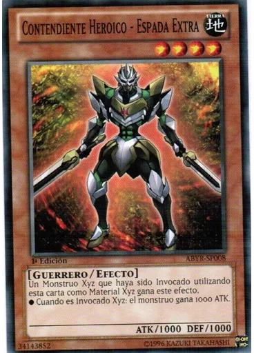 Contendiente Heroico - Espada Extra