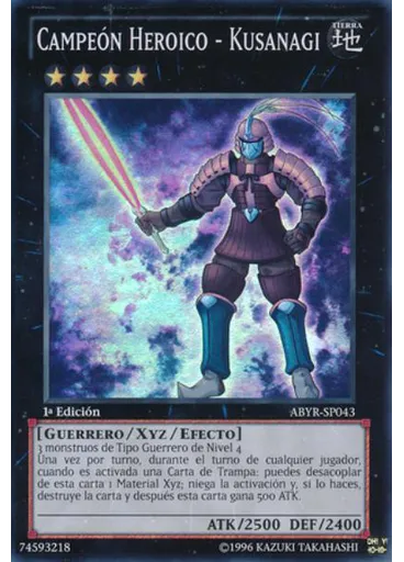 Campeón Heroico - Kusanagi