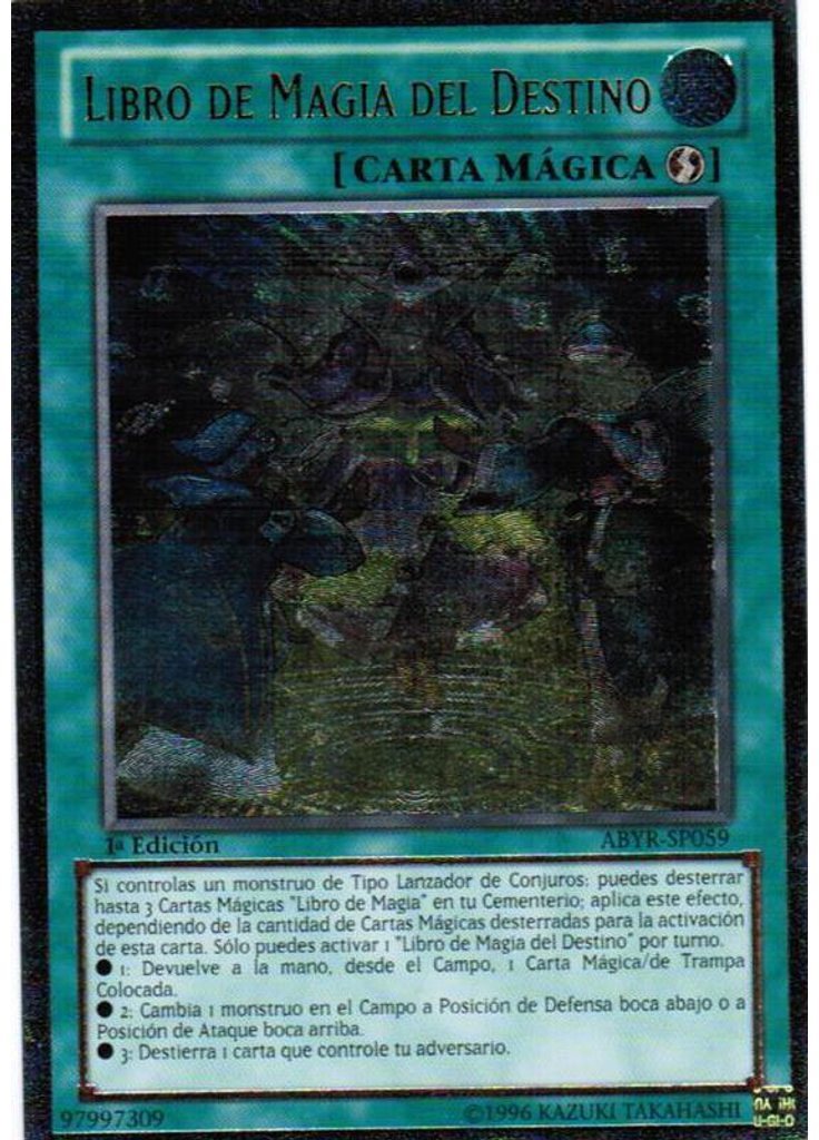 Libro de Magia del Destino (Ultimate Rare 1st Edition)