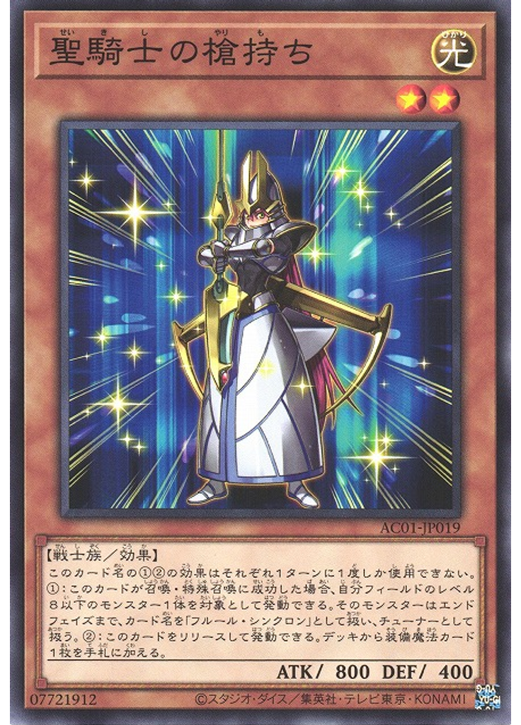 聖騎士の槍持ち