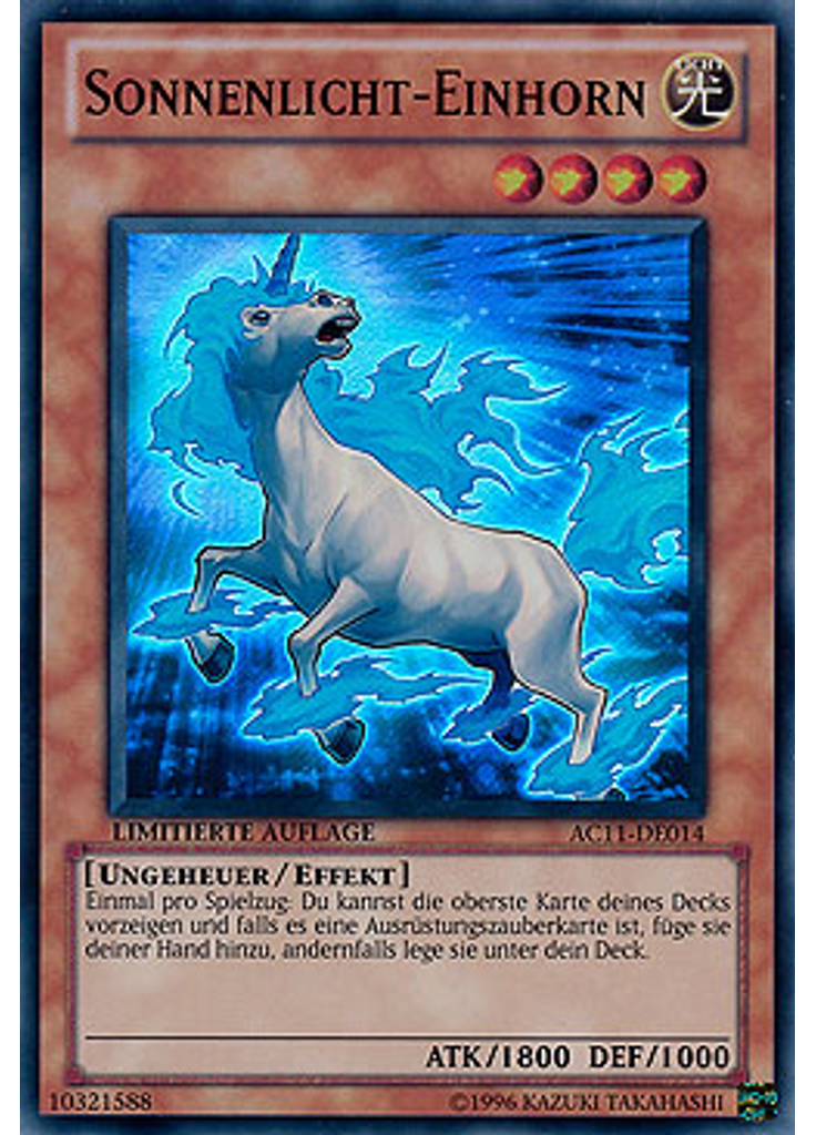 Sonnenlicht-Einhorn