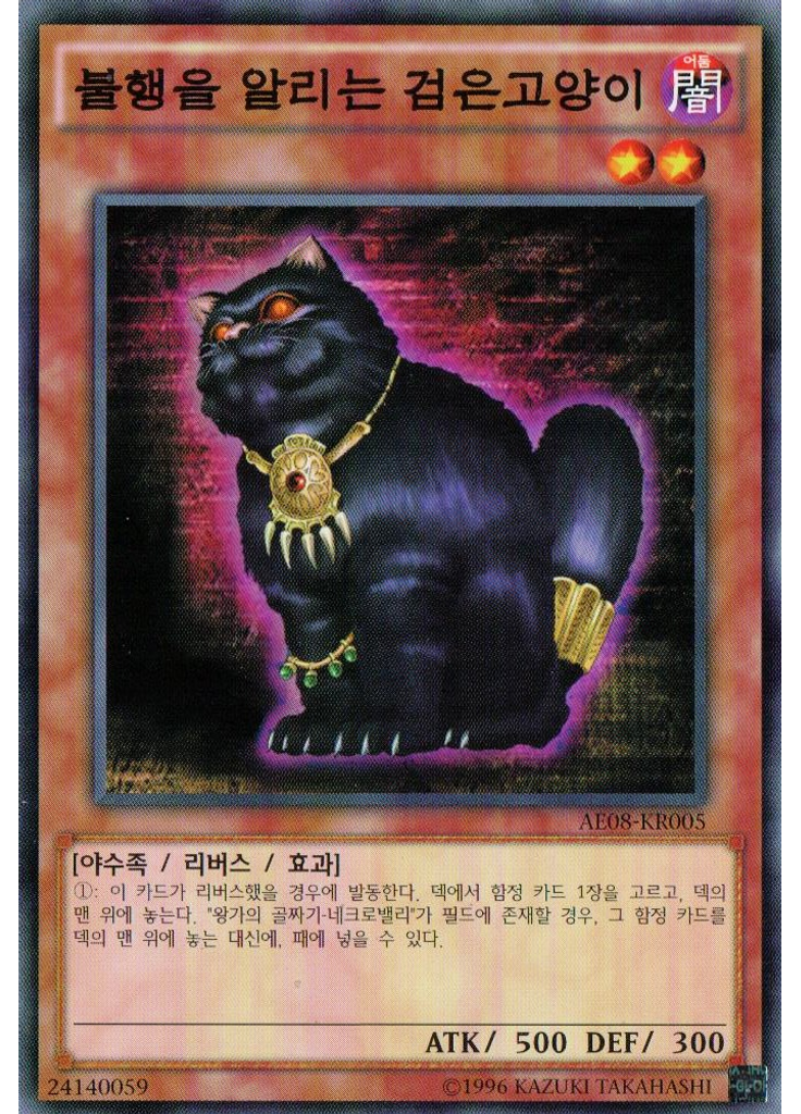불행을 알리는 검은고양이