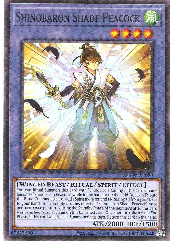 Shinobaron Shade Peacock