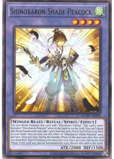 Shinobaron Shade Peacock