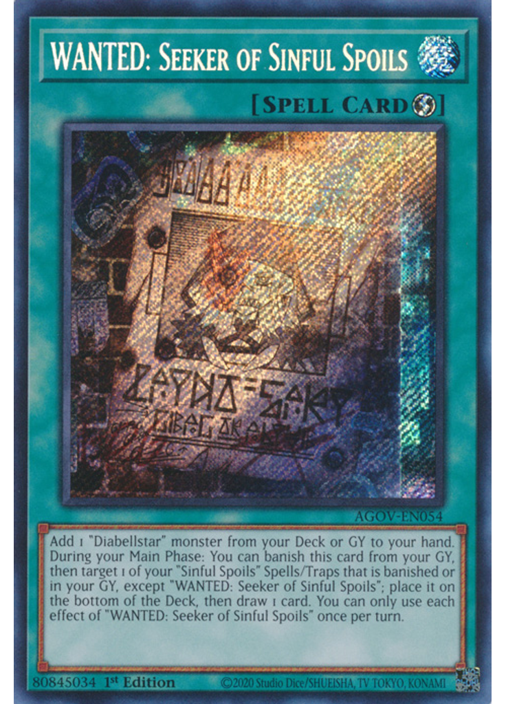 WANTED: Seeker of Sinful Spoils