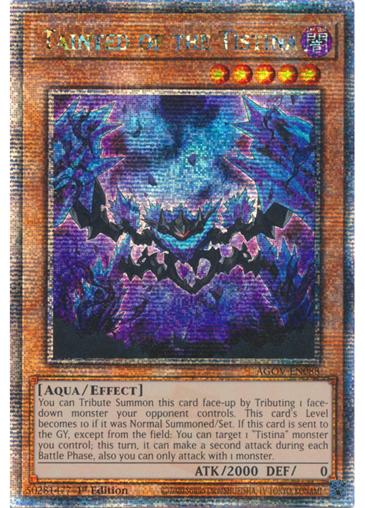 Tainted of the Tistina (Quarter Century Secret Rare 1st Edition)