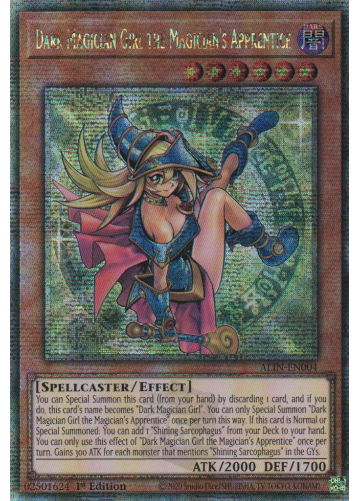 Dark Magician Girl the Magician's Apprentice (Quarter Century Secret Rare 1st Edition)
