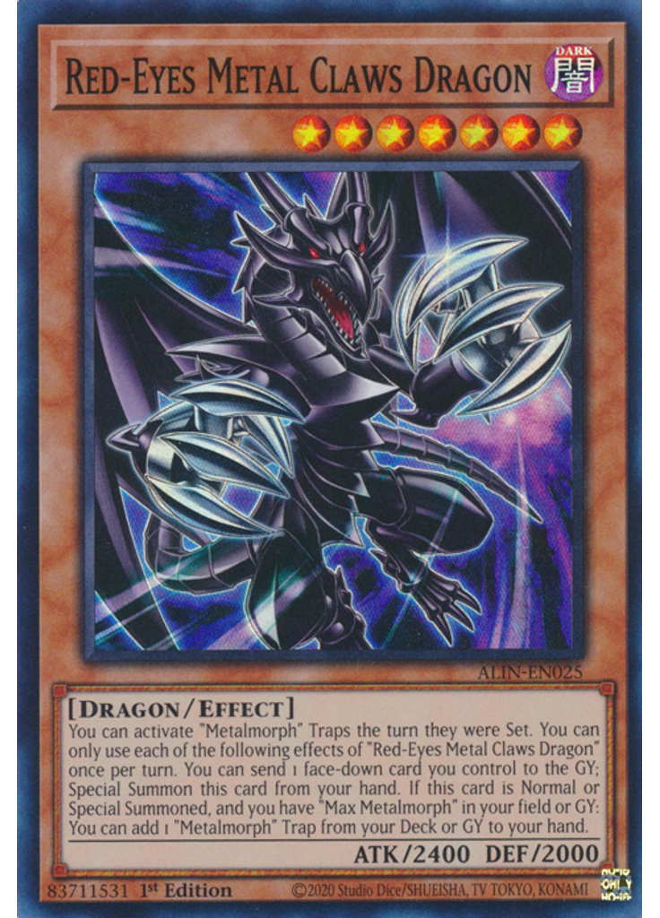 Red-Eyes Metal Claws Dragon