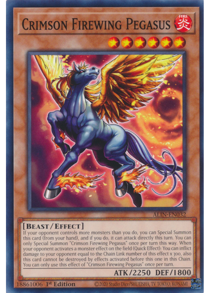 Crimson Firewing Pegasus