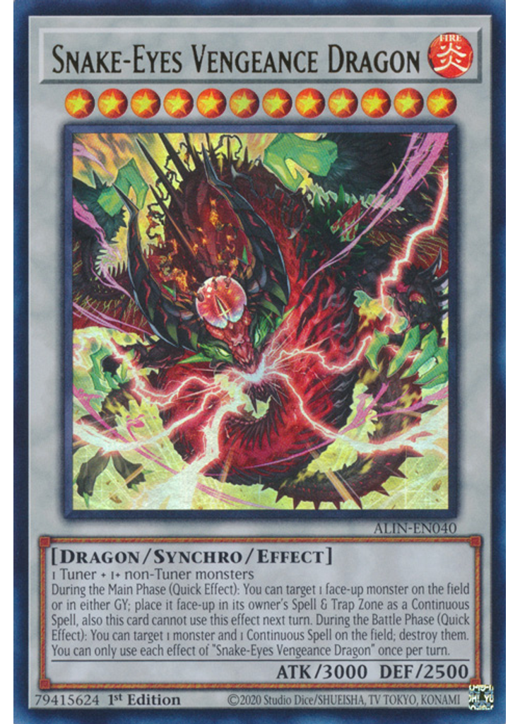 Snake-Eyes Vengeance Dragon